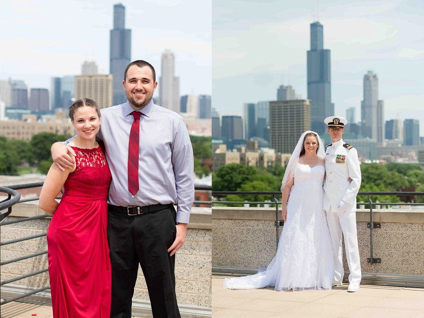 Summer Rooftop Wedding at The Grand Piazza in Chicago, Illinois by Mindy Leigh Photography