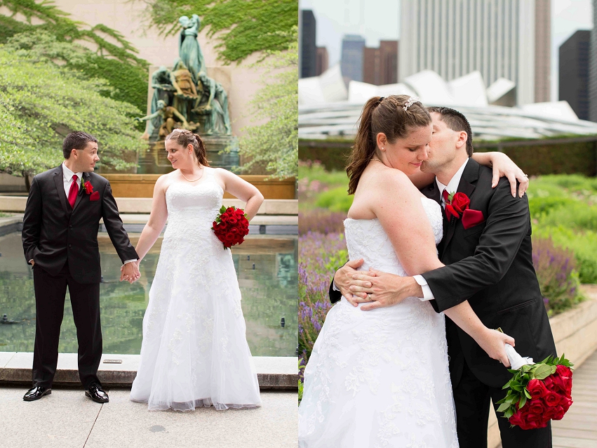 Summer Rooftop Wedding at The Grand Piazza in Chicago, Illinois by Mindy Leigh Photography