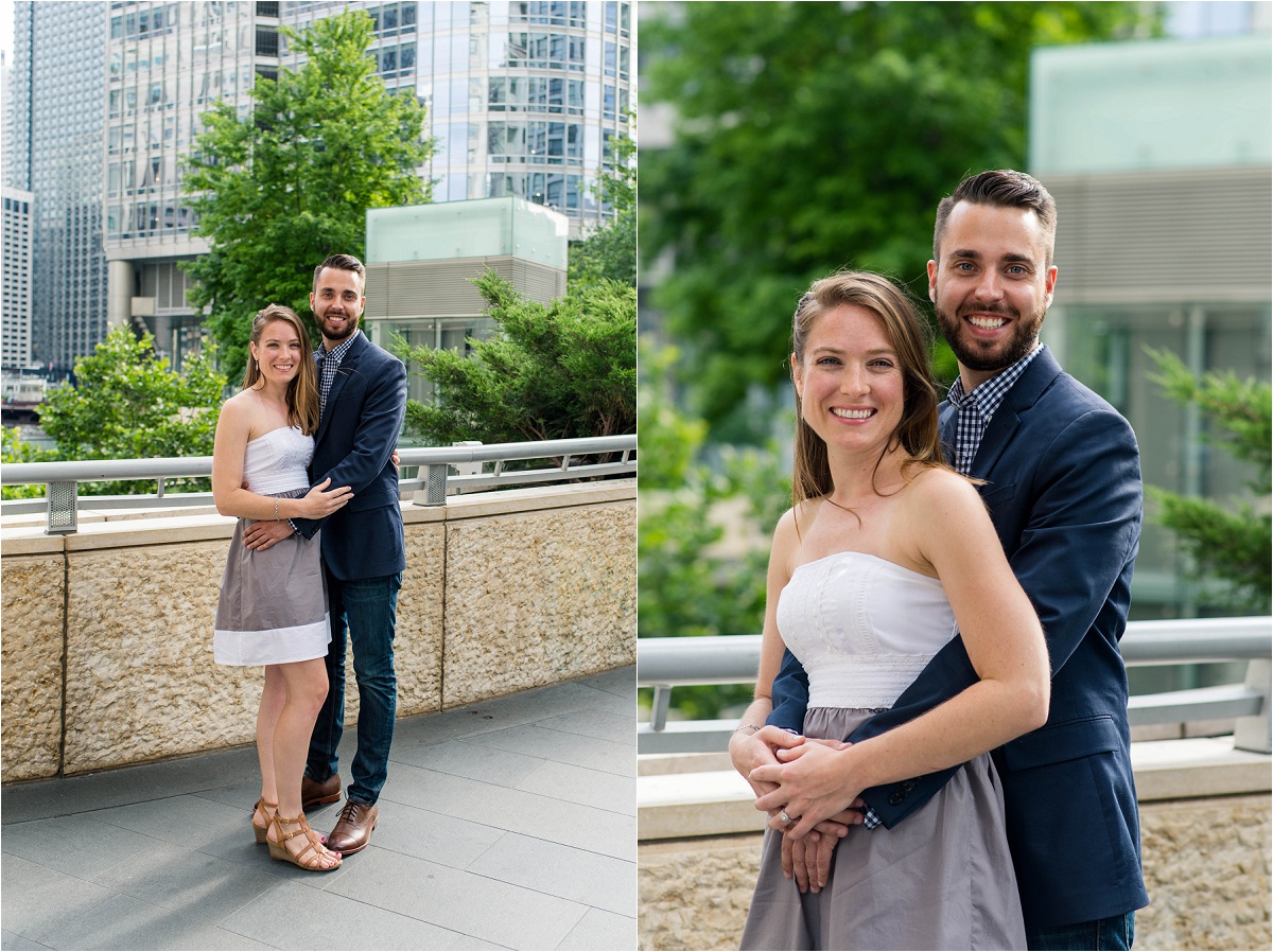 Downtown Chicago Engagement Photography