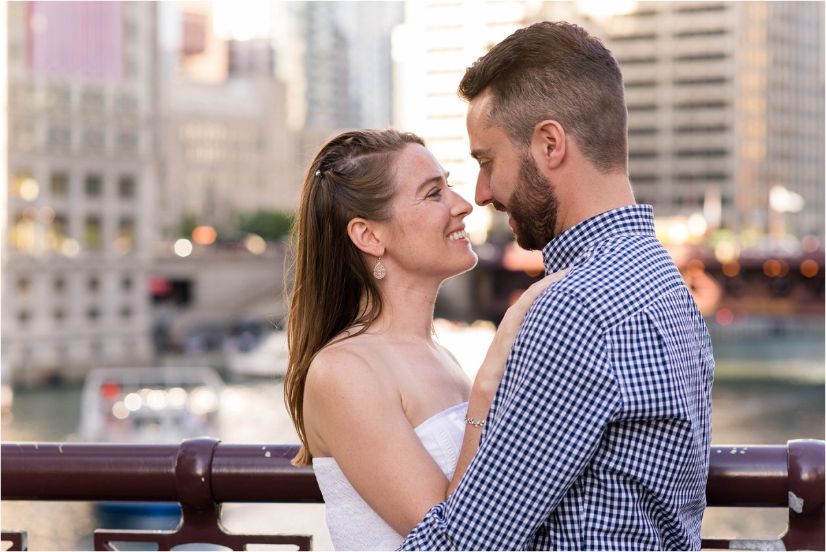 Downtown Chicago Engagement Photography