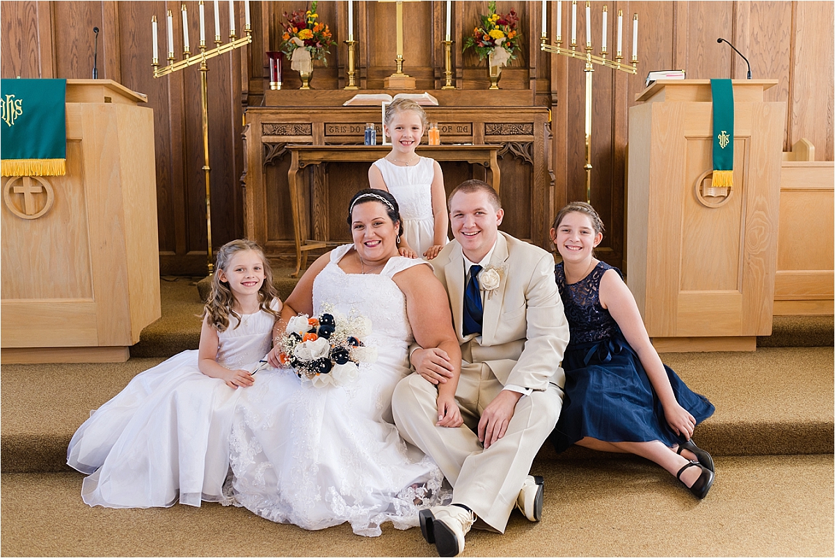 holy trinity parish-center wedding kalona iowa