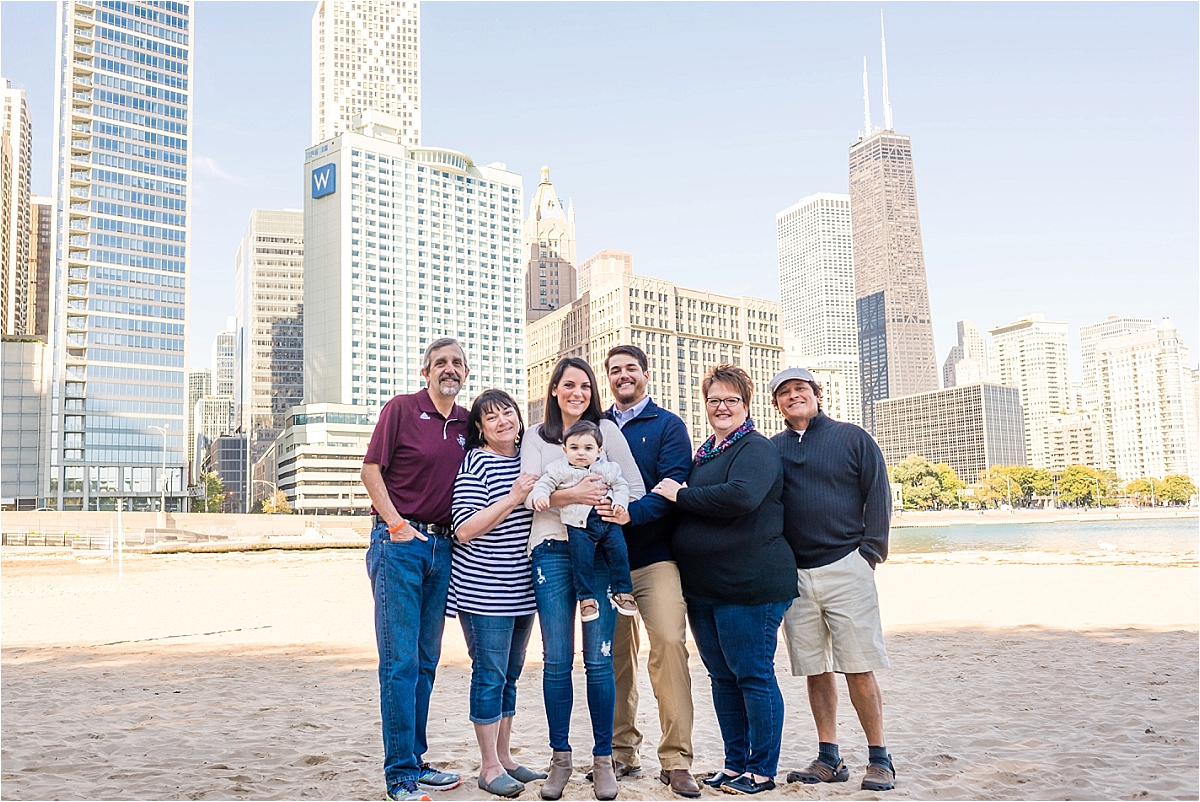 Chicago Skyline Family Photography