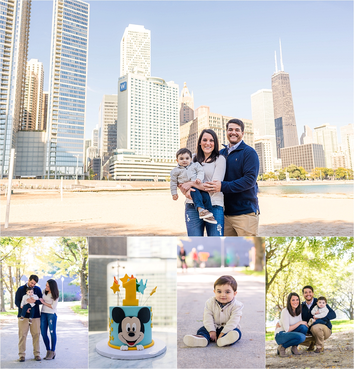 Chicago Skyline Family Photography