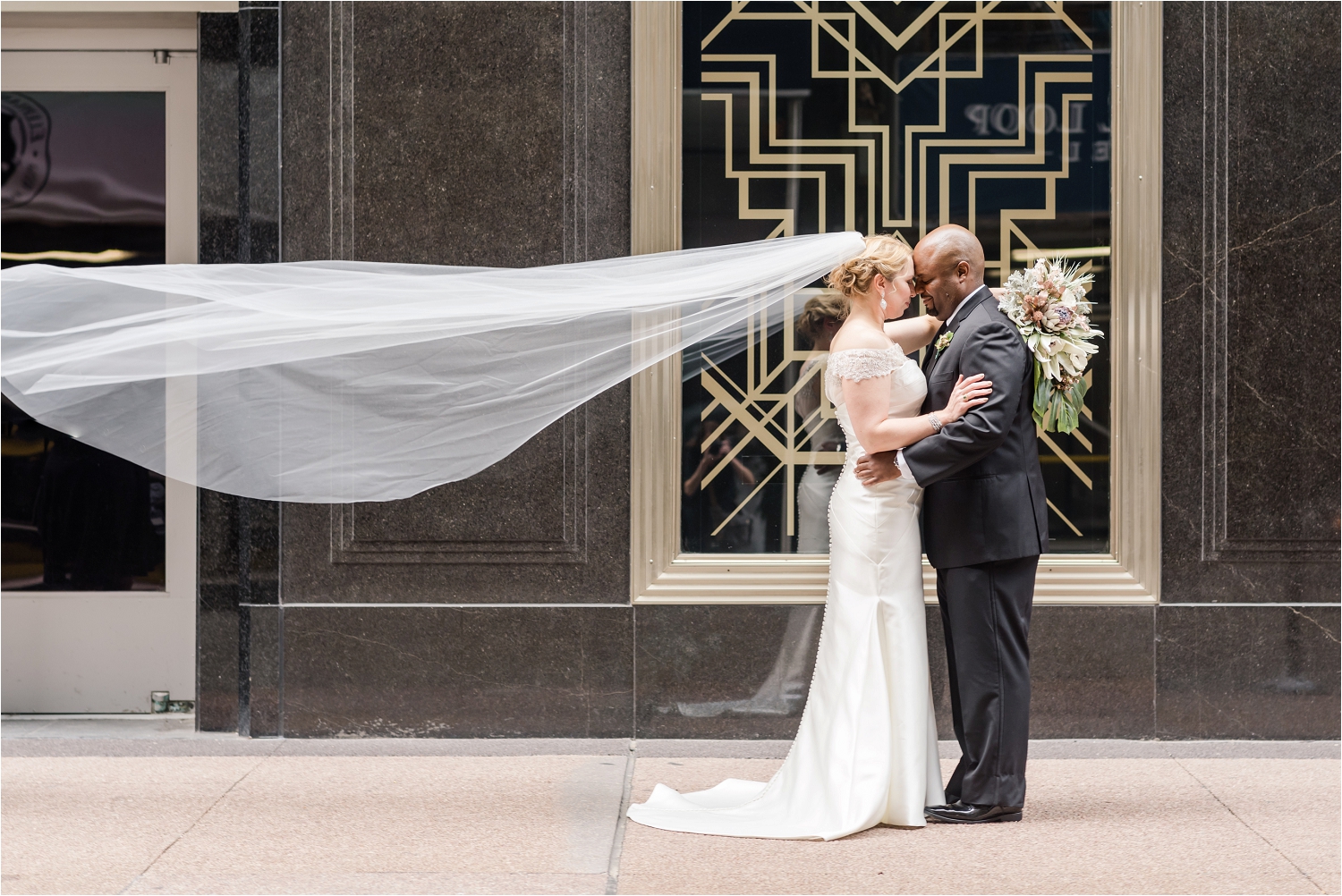 Navy Pier Rooftop Wedding Art Deco Chicago