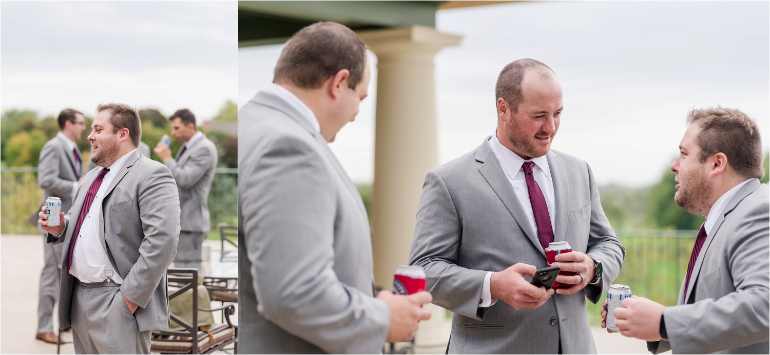 Boulder Ridge Country Club Burgundy Wedding 21 Mindy Leigh