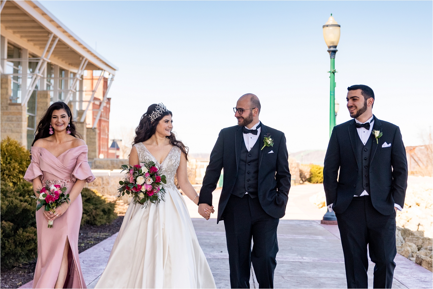 Middle Eastern River Room Wedding Dubuque IA