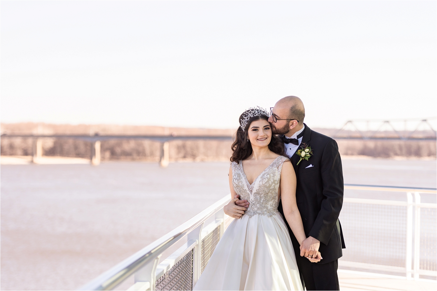 Middle Eastern River Room Wedding Dubuque IA