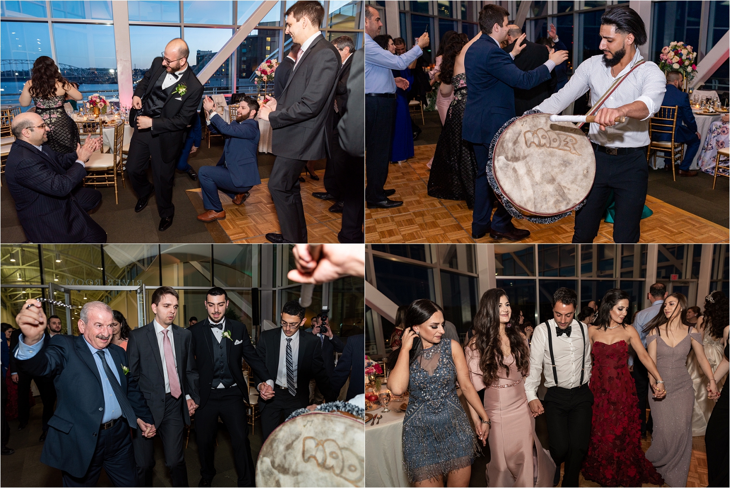 Middle Eastern River Room Wedding Dubuque IA