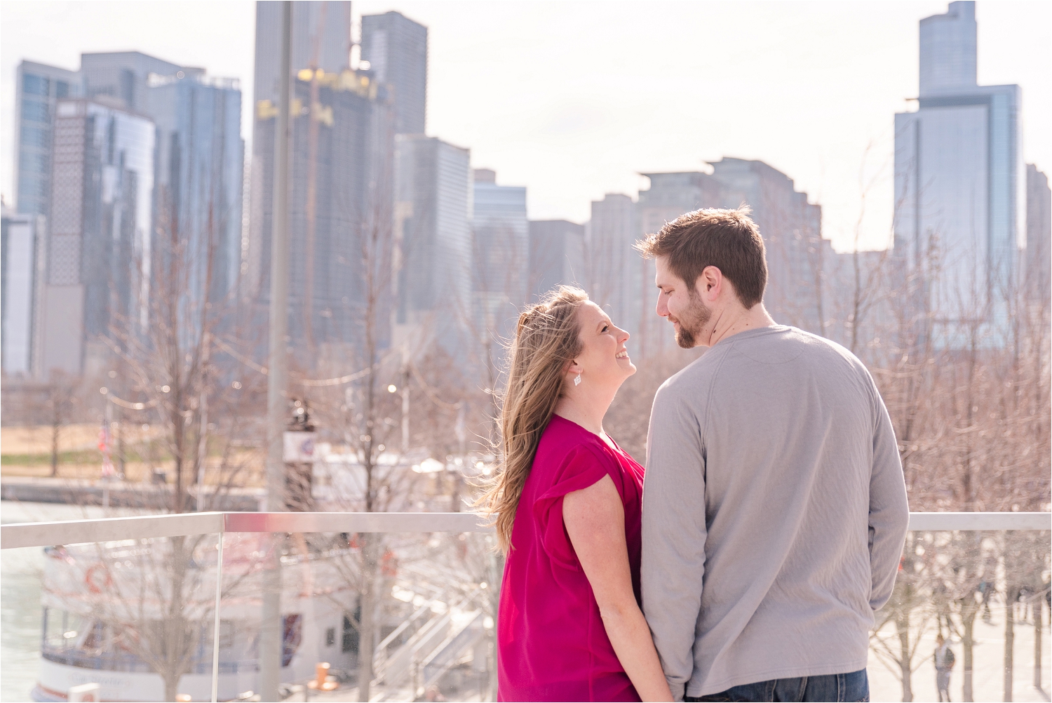 Navy Pier Engagement Photography Chicago IL