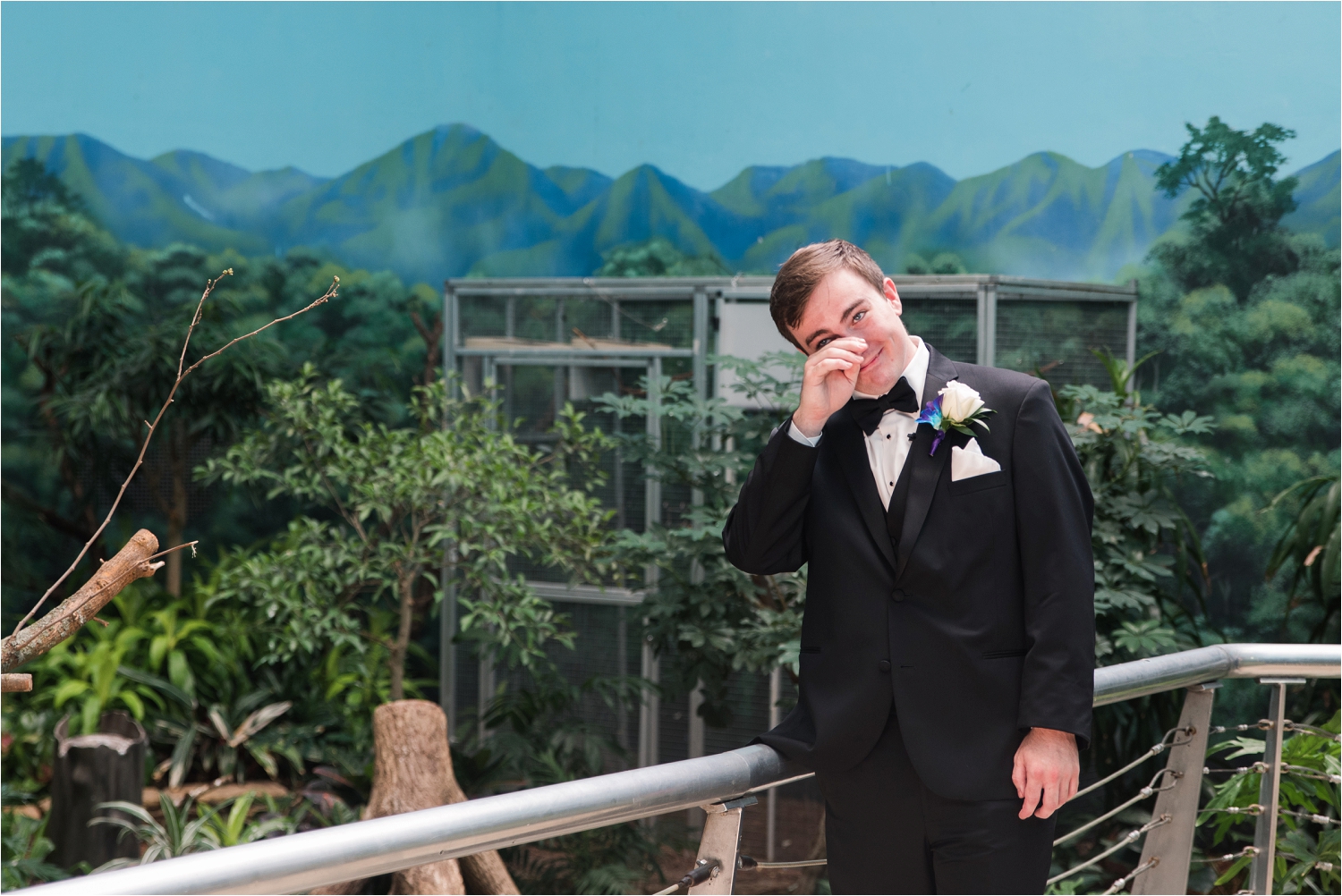 Jewish Black Tie Brookfield Zoo Wedding