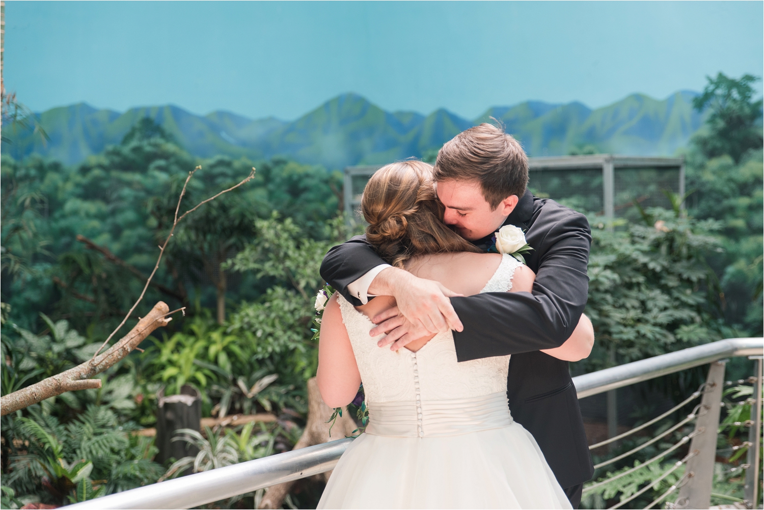 Jewish Black Tie Brookfield Zoo Wedding