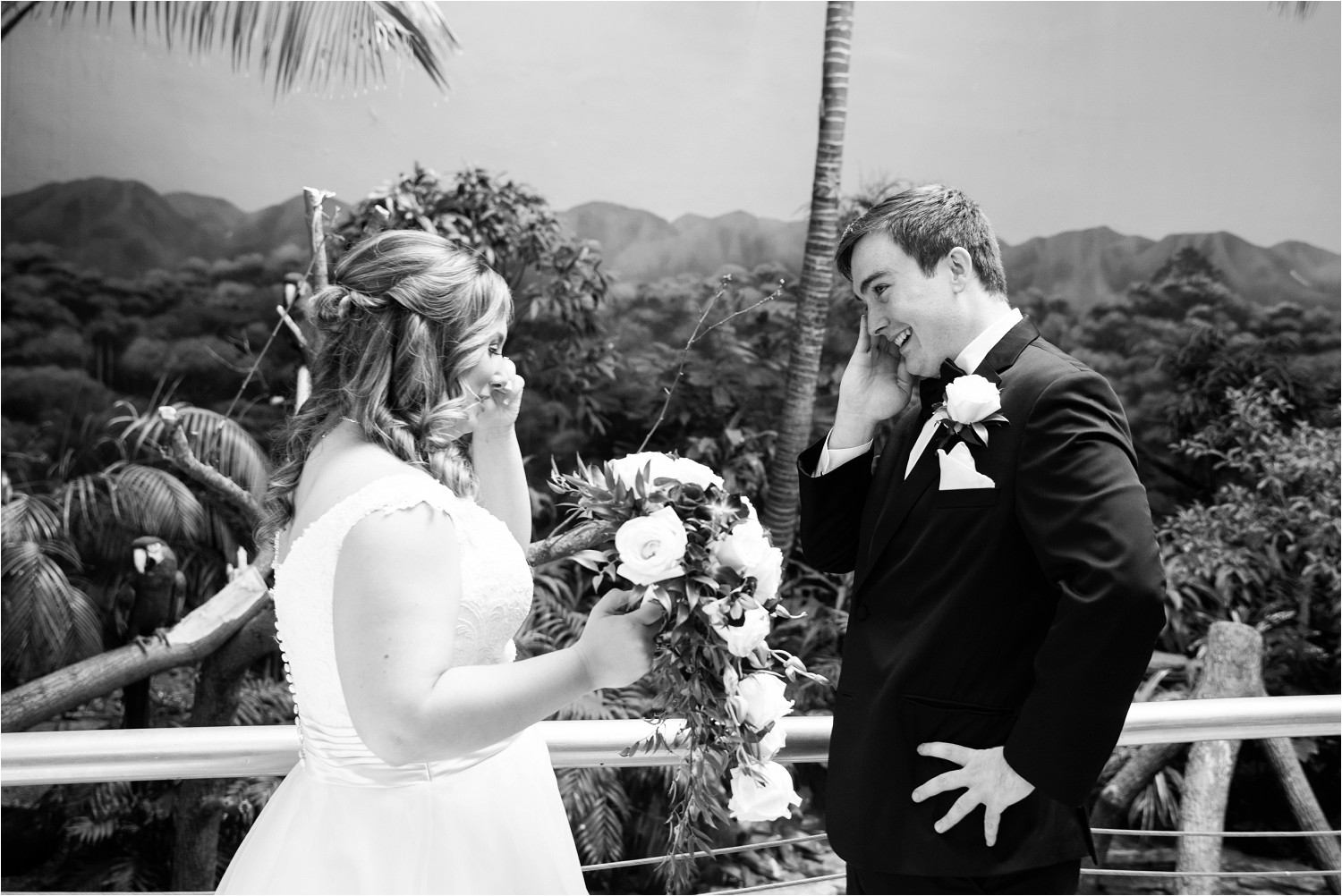 Jewish Black Tie Brookfield Zoo Wedding