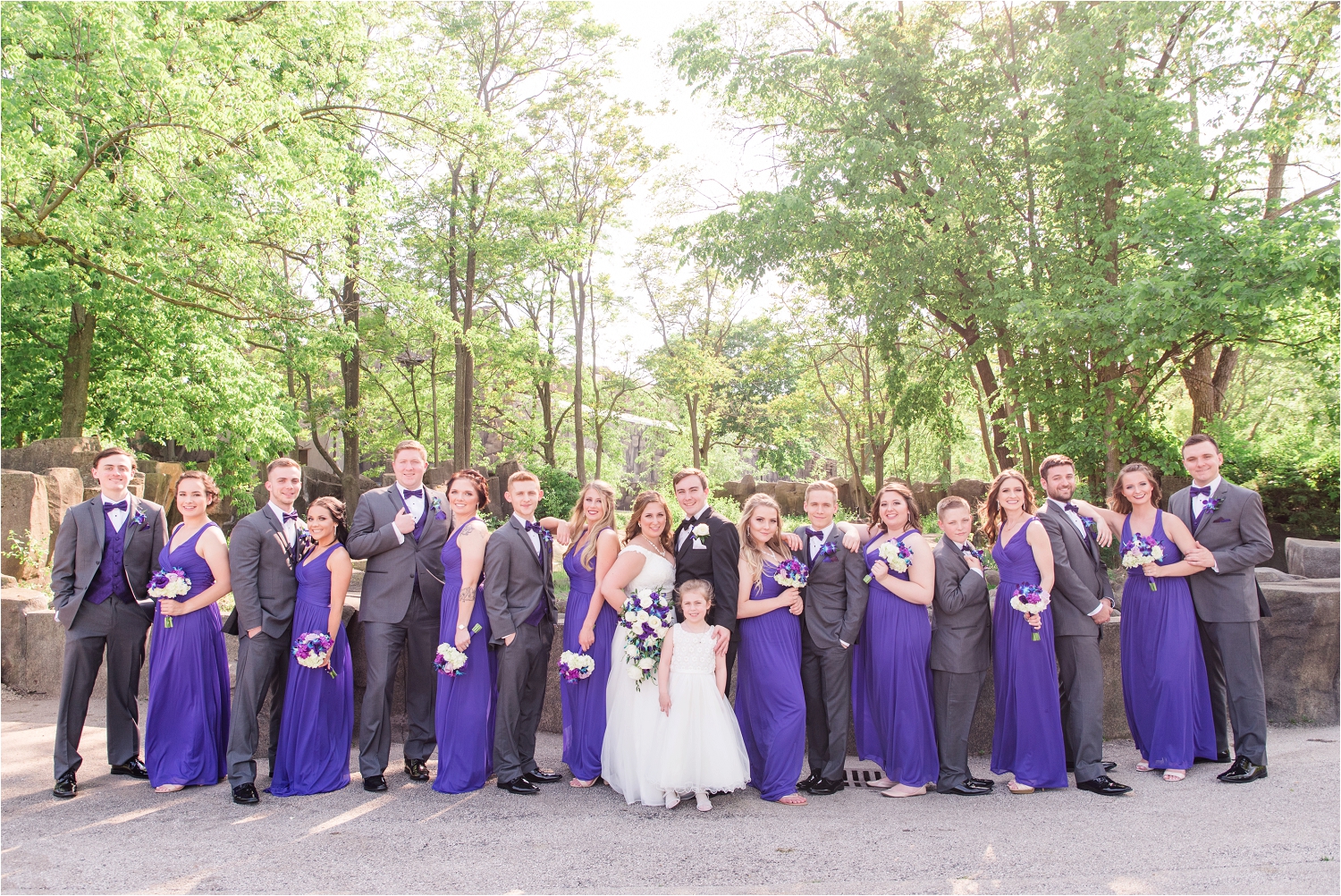 Jewish Black Tie Brookfield Zoo Wedding