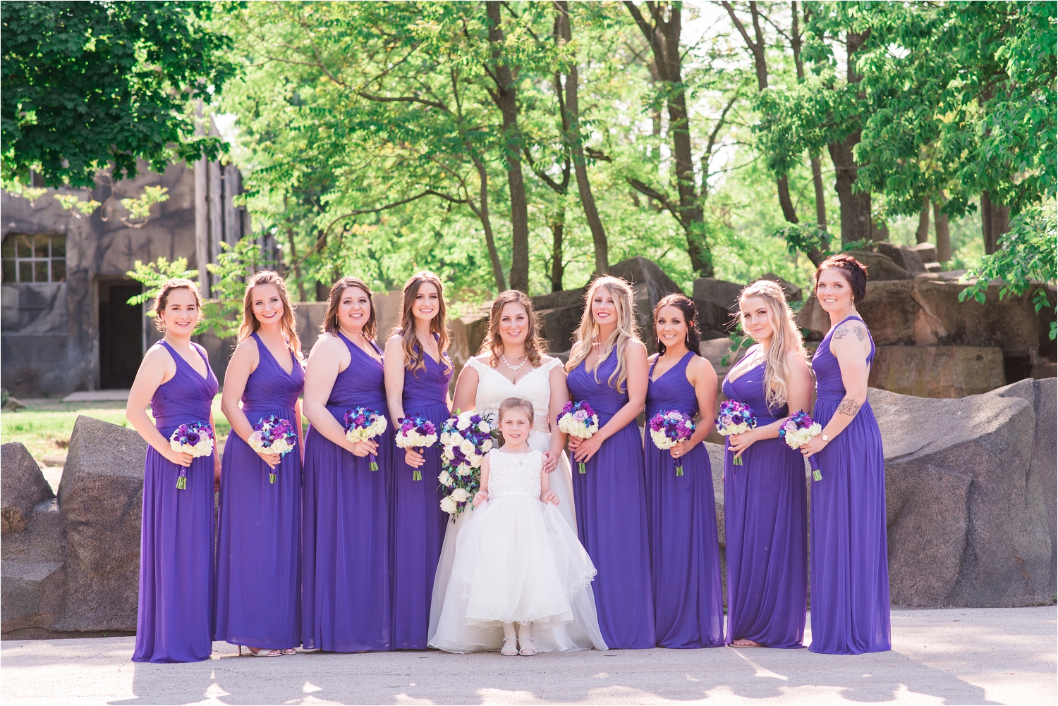 Jewish Black Tie Brookfield Zoo Wedding