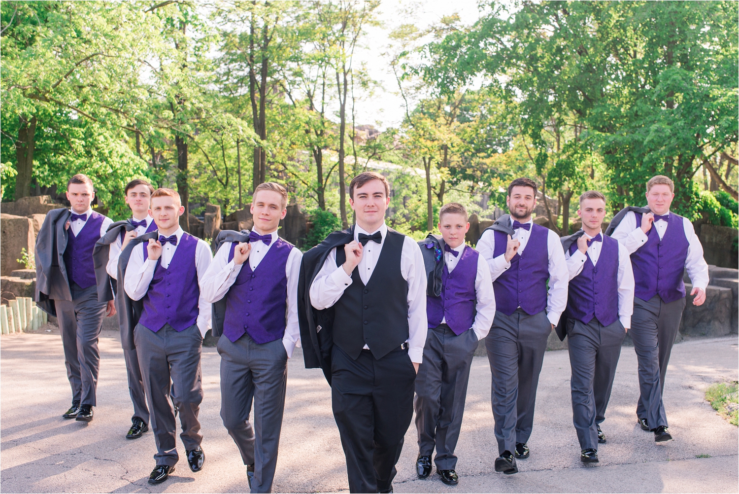Jewish Black Tie Brookfield Zoo Wedding