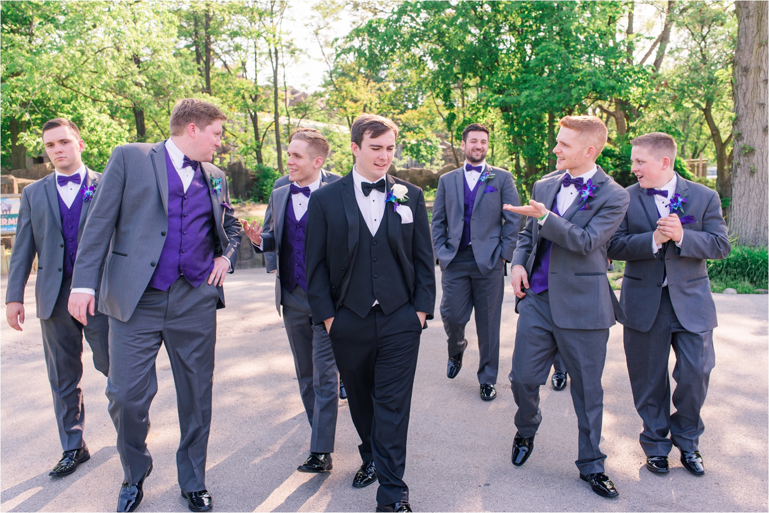 Jewish Black Tie Brookfield Zoo Wedding