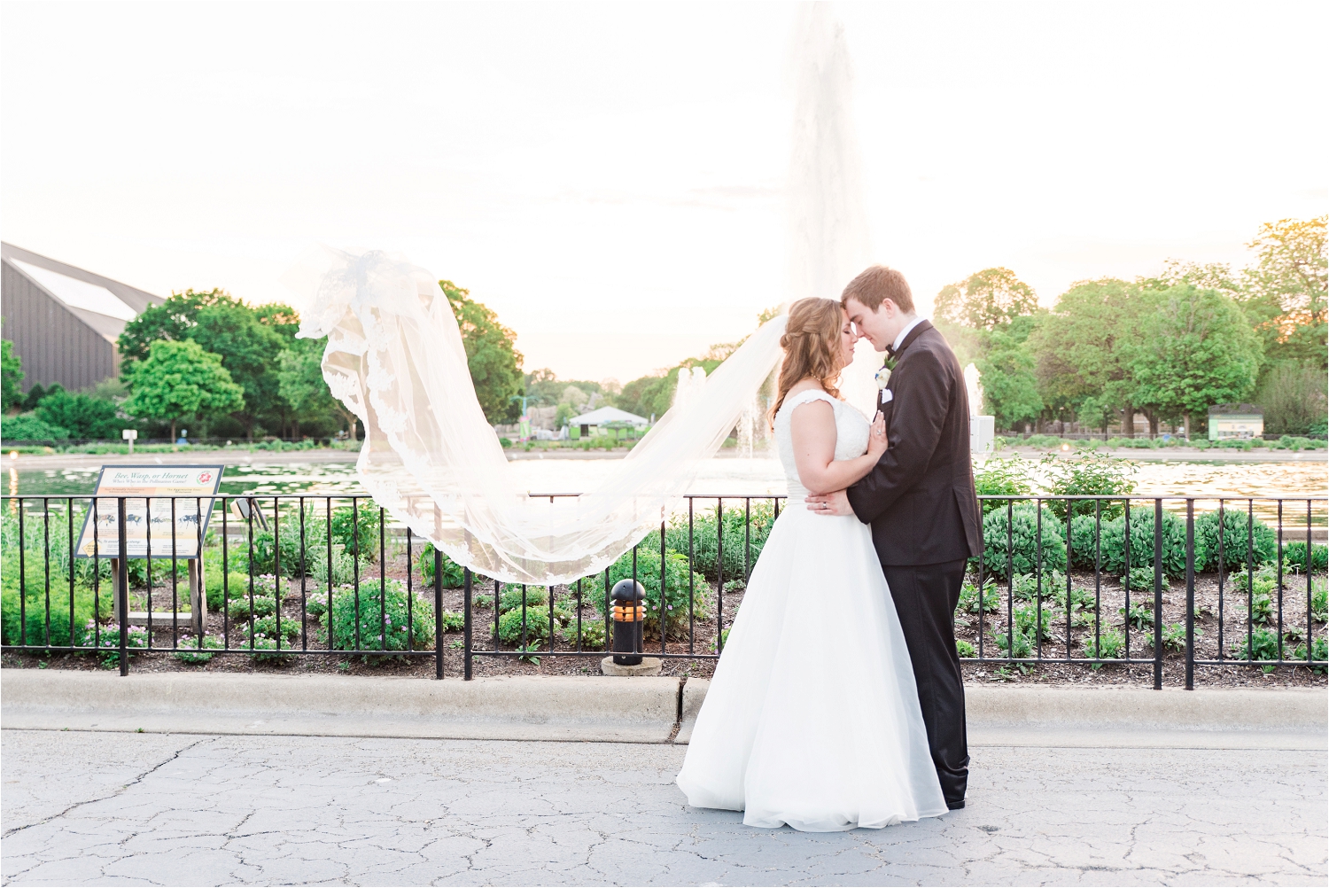 Jewish Black Tie Brookfield Zoo Wedding