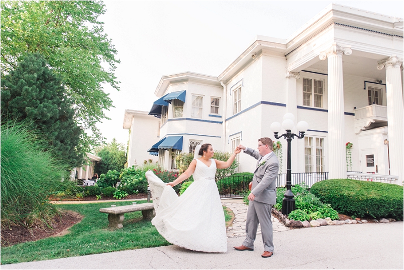 Glam Summer Meson Sabika Estate Wedding Naperville IL Marc