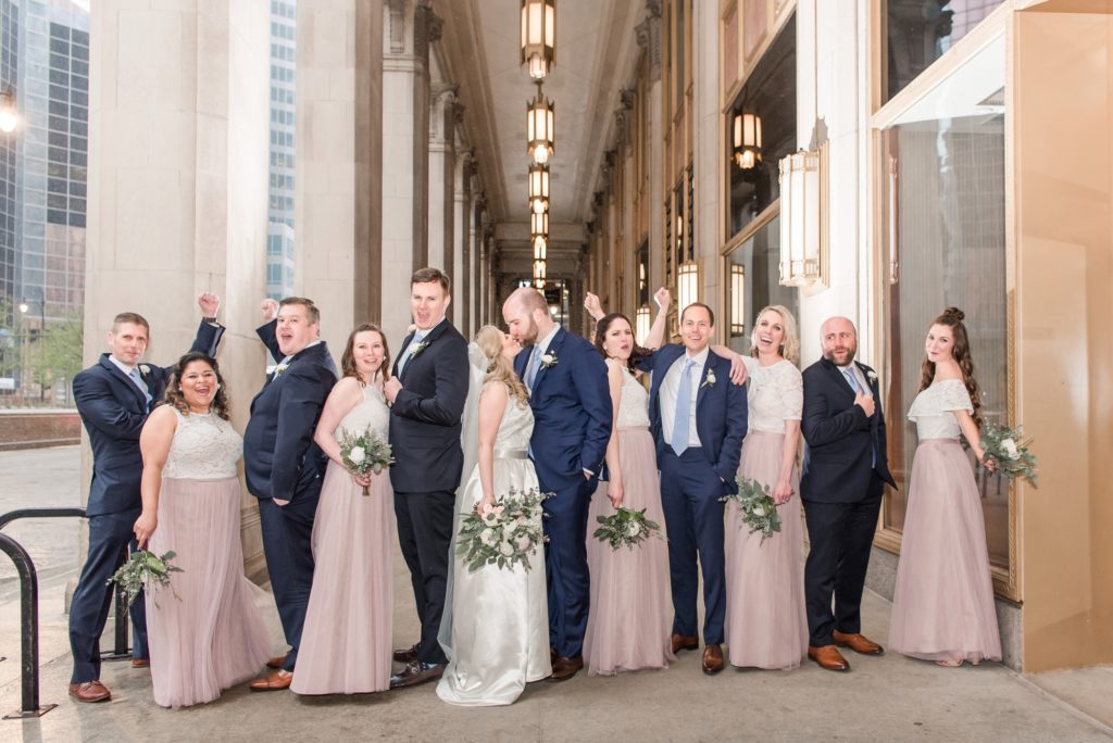 Downtown Chicago Riverside Wedding