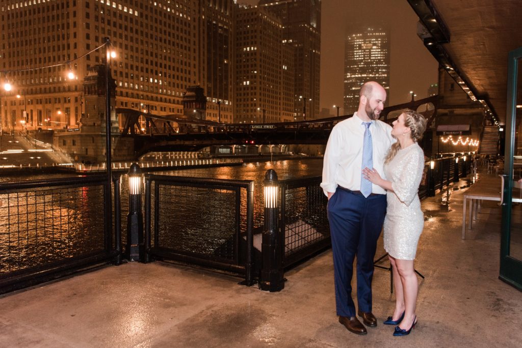Downtown Chicago Riverside Wedding